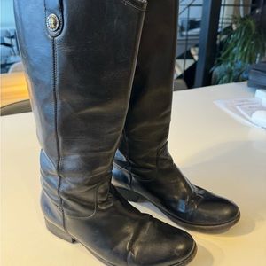 Melissa Frye Black Leather Boots